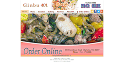 Desktop Screenshot of ginbu401charlotte.com